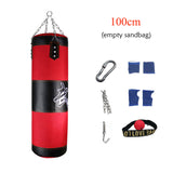 60-150CM Boxing Sandbag Empty  MMA Punching Bag Sport Kick Boxing Sandbag Muay Thai Boxer Training Weight Fitnes Equipment