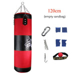 60-150CM Boxing Sandbag Empty  MMA Punching Bag Sport Kick Boxing Sandbag Muay Thai Boxer Training Weight Fitnes Equipment