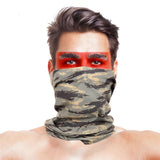 High-Jump Bike Bicycle Face Mask Neck Warmer Scarf Camouflage Bandana Training Mask for Running Cycling Hiking Fishing Clothings