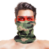 High-Jump Bike Bicycle Face Mask Neck Warmer Scarf Camouflage Bandana Training Mask for Running Cycling Hiking Fishing Clothings