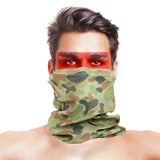 High-Jump Bike Bicycle Face Mask Neck Warmer Scarf Camouflage Bandana Training Mask for Running Cycling Hiking Fishing Clothings