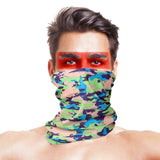 High-Jump Bike Bicycle Face Mask Neck Warmer Scarf Camouflage Bandana Training Mask for Running Cycling Hiking Fishing Clothings