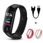 M3plus Smart Wristband Smart Bracelet with Extra Strap Smart Band Heart Rate Activity Fitness Tracker Smart Watch M3 Pro M3 Plus