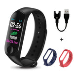 M3plus Smart Wristband Smart Bracelet with Extra Strap Smart Band Heart Rate Activity Fitness Tracker Smart Watch M3 Pro M3 Plus