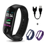 M3plus Smart Wristband Smart Bracelet with Extra Strap Smart Band Heart Rate Activity Fitness Tracker Smart Watch M3 Pro M3 Plus