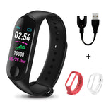 M3plus Smart Wristband Smart Bracelet with Extra Strap Smart Band Heart Rate Activity Fitness Tracker Smart Watch M3 Pro M3 Plus