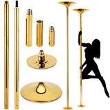 45mm Removable Stripper Pole Home Dance 360 Spin Dance Training Pole Portable Fitness Dance Sport Exercise Pole Kit Easy Install