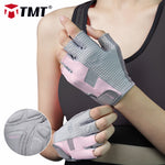 TMT Women Gym Gloves for Body Building Sport Fitness Dumbbell Workout Breathable Gloves for Crossfit Weight Lifting Training