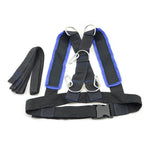 Fitness Running Training Speed Sled Shoulder Harness Set For Athletic Exercise Crossfit Bodybuilding Outdoor Equipment