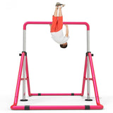 Jungle Children Monkey Bar, Gymnastics Athletic Expandable Kip Balance Bars, Foldable Junior Training Play Gym Pull Up