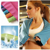 HOT SALE! cooling towel Ice Towel women cooling Gym Jogging Enduring Running Instant Ice Cold Pad Cooling Sweat Tool beach towel