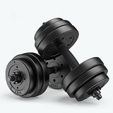 Adjustable Dumbbells for Fitness Arm Muscle Fitness Dumbbell Environmentally Friendly Training Dual-use Dumbbell Barbell