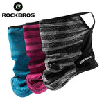 ROCKBROS Ice Silk Sunscreen Cycling Face Mask Men Bandana Running Hiking Fishing Out Sport Scarves Bike Bicycle Training Masks