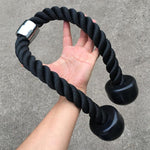 68cm 2in Tricep Rope Multi Gym Push Up Pull Down Cord Bodybuilding Attachment Cable Muscle Traning Fitness Sports Equipment