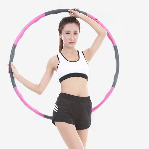 Detachable 8 Sections Foam Sport Hoops Gym Fitness Circle Slimming Adult Home Fitness Crossfit Bodybuilding Exercise equipment