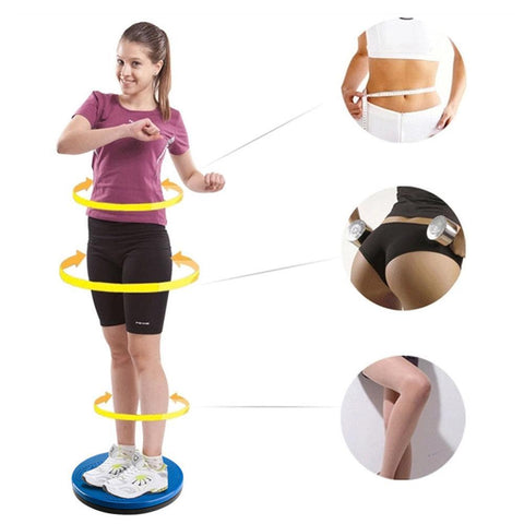 Waist Twisting Disc Balance Board Fitness Equipment Rotating Aerobic Wobble Sports Body For Magnetic Exercise MassageP J8C6