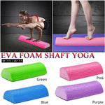 Semicircular Massage EVA Foam Shaft Yoga Pilates Fitness Equipment Floating Massage Foam Shaft Balance Pad Indoor Yoga Exercise