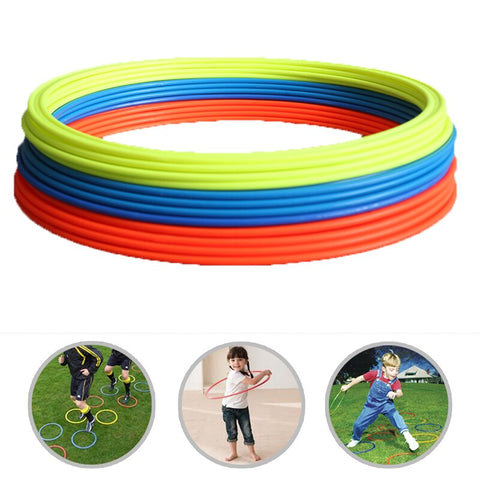 Durable Agility Training Rings Portable 5pcs/set Football Soccer Speed Agility Training Rings Sport Training Equipment