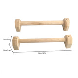 30cm/40cm/50cm 1Pair Fitness Push-Up Stands Bars Gym Training Chest H Shaped Rack Wooden Handstand Parallel Bar Double Rod M2128