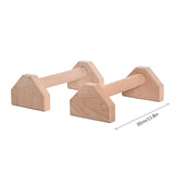 30cm/40cm/50cm 1Pair Fitness Push-Up Stands Bars Gym Training Chest H Shaped Rack Wooden Handstand Parallel Bar Double Rod M2128