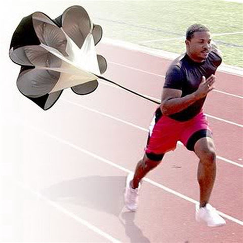 56 Inch Weight Bearing Running Fitness Core Strength Training Speed Resistance Umbrella Exercise Speed Training Parachute