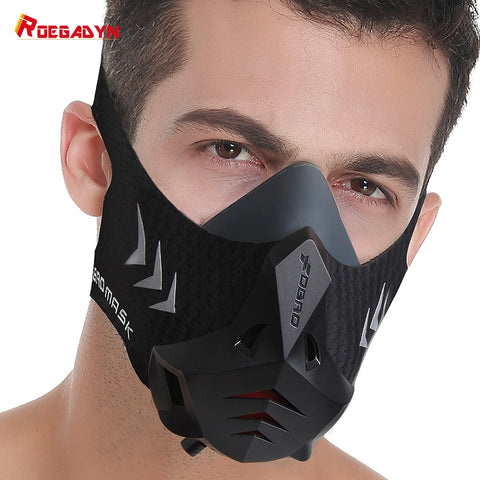 FDBRO-PRO sports mask with filter cotton conditioning Training mask Oxygen training mask