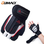 Strong Fitness Gym Half Finger Gloves Weight Lifting Dumbbell Fitness Exercise Non-Slip Building Sports Training Protect Gloves