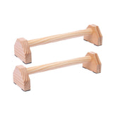 Push-up Stands Bars Anti-slip Wood Parallettes Calisthenics Push Up Board Training Fitness Body Building Gym Equipment for Home