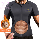 LANFEI Hot Neoprene Men Waist Trainer Cincher Shirt Ultra Sweat Slimming Vest Weight Loss Body Shaper Corset Sauan Suit Tank Top