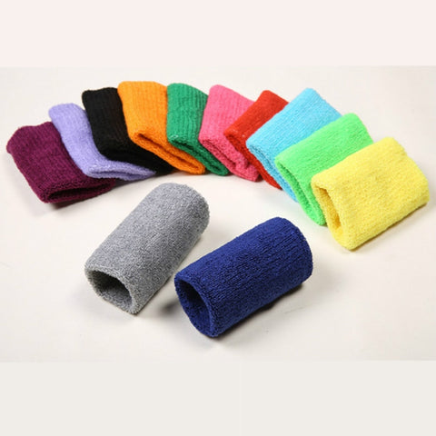 1pc Wristband Sport Sweatband Hand Hand Sweat Wrist Support Brace Wraps Guards Gym Volleyball Basketball Tennis Multi-color