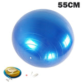 55CM Yoga Balls Pilates Fitness Gym Massager point Balance Fitball Exercise Workout Ball  with pump