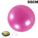 55CM Yoga Balls Pilates Fitness Gym Massager point Balance Fitball Exercise Workout Ball  with pump