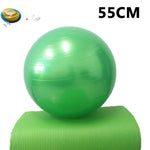 55CM Yoga Balls Pilates Fitness Gym Massager point Balance Fitball Exercise Workout Ball  with pump