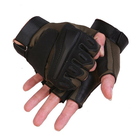 1 Pair Tactical Sports Fitness Weight Lifting Gym Gloves Training Fitness bodybuilding Workout Wrist Wrap Exercise Glove for Men