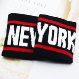 2 pcs cotton Nadal wristband sport sweatband hand band for gym volleyball tennis sweat wrist support wraps guard