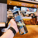 Explosion-proof Water bottle 600ml Sports Gym School Outdoor Travel Portable Leakproof bottle Drink bottles Plastic cups