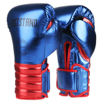 1Pair Durable Metal color Kids/Audlts Women Men Boxing Gloves for Sandbag Punch Training Muay Thai Karate Fight Mitts DEO 6-12oz