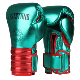 1Pair Durable Metal color Kids/Audlts Women Men Boxing Gloves for Sandbag Punch Training Muay Thai Karate Fight Mitts DEO 6-12oz