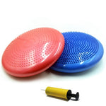 Soft And Flexible PVC Yoga Massage Cushion Mat Disc Balance Wobble Pad Ankle Knee Board Massage Ball Mat Explosion-Proof