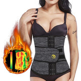 NINGMI Slimming Waist Trainer for Women Neoprene Sauna Suit Sport Shirt Weight Loss Modeling Belt Strap with Pocket Body Shapers