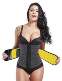 NINGMI Slimming Waist Trainer for Women Neoprene Sauna Suit Sport Shirt Weight Loss Modeling Belt Strap with Pocket Body Shapers