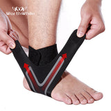 WorthWhile 1 PC Fitness Sports Ankle Brace Gym Elastic  Ankle Support Gear Foot Weights Wraps Protector Legs Power Weightlifting