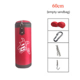 60cm-150cm Kid/Adult Punching Bag Training Fitness MMA Boxing Emtpy Bag with Gift Sport KickBoxing Sandbag Muay Thai Boxer Set