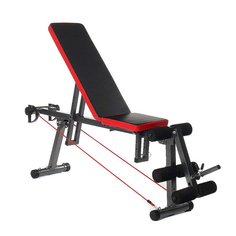 Adjustable Sit Up Bench Multi-position Comfortable Stable Durable Multi-functional Steel Fitness Workout Bench