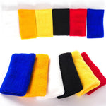 1 Pcs Terry Cloth Wristbands Sport Sweatband Hand Band Sweat Wrist Support Brace Wraps Guards For Gym Volleyball Basketball