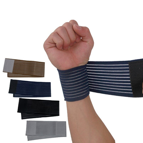 1 piece Elastic Sport Bandage Wristband hand Gym Support wrist brace Wrap Tennis Cotton Weat band Fitness