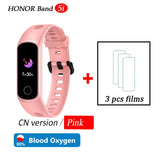 Honor Band 5i Wristband Smart Bracelet Blood Oxygen USB Charging Music Control Monitoring Sports Fitness Bracelet Running track