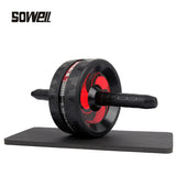 Ab Roller Exercise Fitness Ab Wheel Muscle Training Double-wheel Apparatus Press Roll Abdominal Muscle Gym Equipment Weight Loss