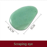 Natural Aventurine Jade Stone Guasha Massage Tool SPA Therapy Massager Scraping Board Antistress Body