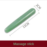 Natural Aventurine Jade Stone Guasha Massage Tool SPA Therapy Massager Scraping Board Antistress Body